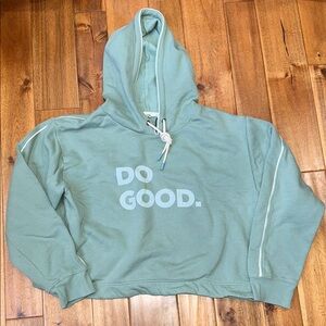 Cotopaxi Crop Hoodie “DO GOOD.”